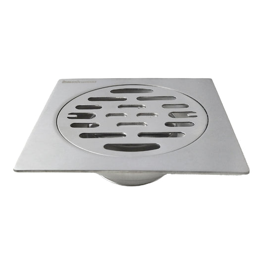 Square Stainless Steel Floor Drain Multi functional Bathroom Accessory 