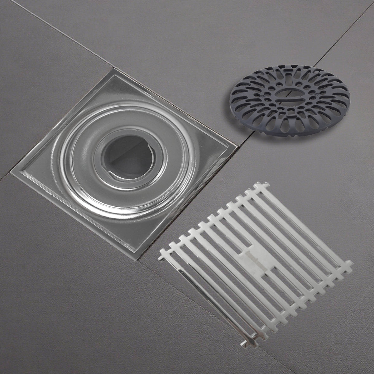 4 Inch(10 * 10cm) Thickened Square Floor Drain