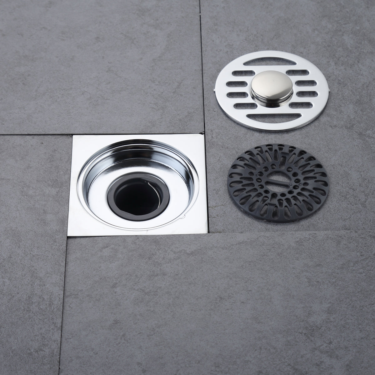 4 Inch(10 * 10cm) Thickened Square Floor Drain