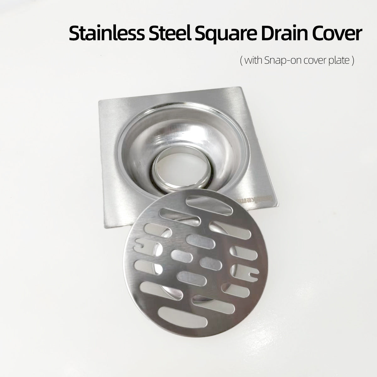Square Stainless Steel Floor Drain Multi functional Bathroom Accessory ﻿