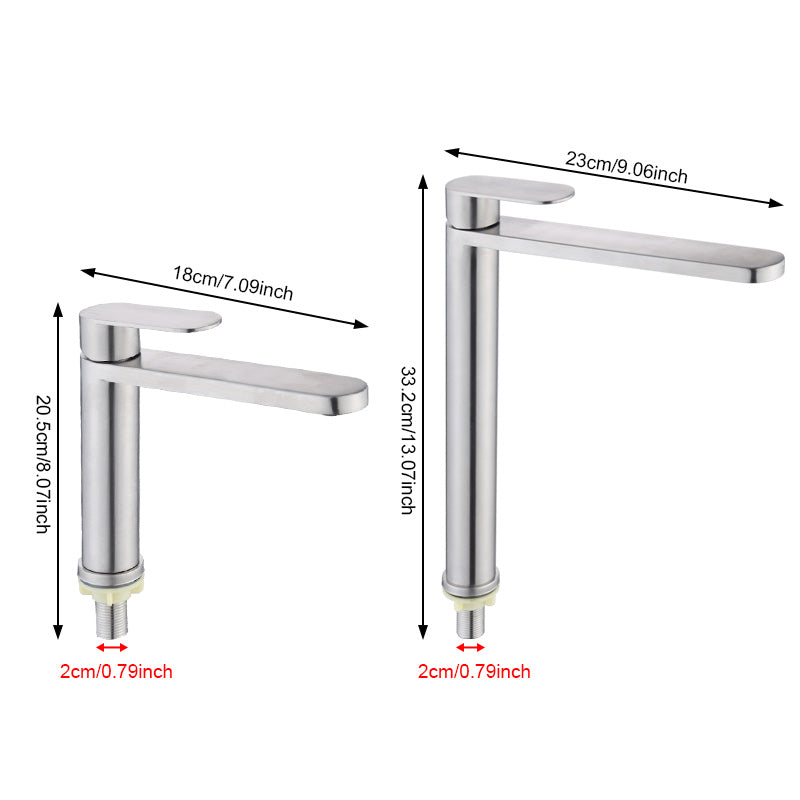 Bathroom vanity sink faucet single handle single hole Short and Tall Bathroom Faucet