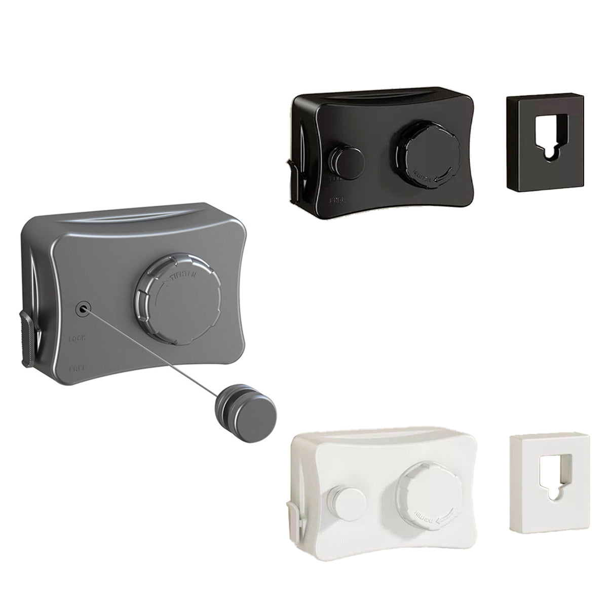 Drill/No-Drill Dual Installation Retractable Single-Line Clothes Dry Line Suitable for Balconies, Courtyards, Laundry Rooms, RVs