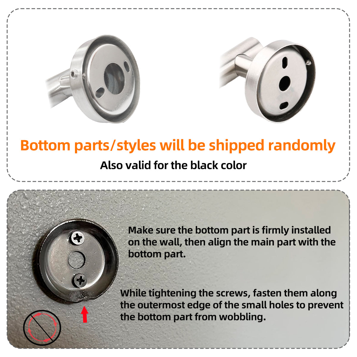 Stainless steel extendable towel rack, kitchen and bathroom towel bar, adjustable perforated wall mounted