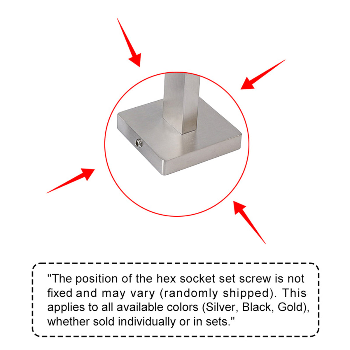 Bathroom Hardware Accessories Kit - Includes Towel Rack, Hooks & Shelf