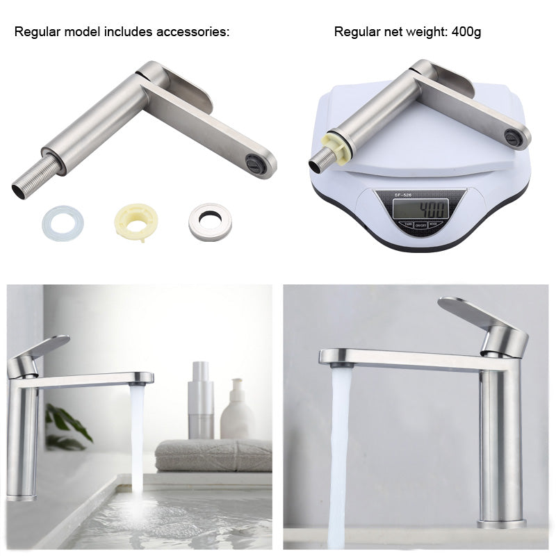 Bathroom vanity sink faucet single handle single hole Short and Tall Bathroom Faucet